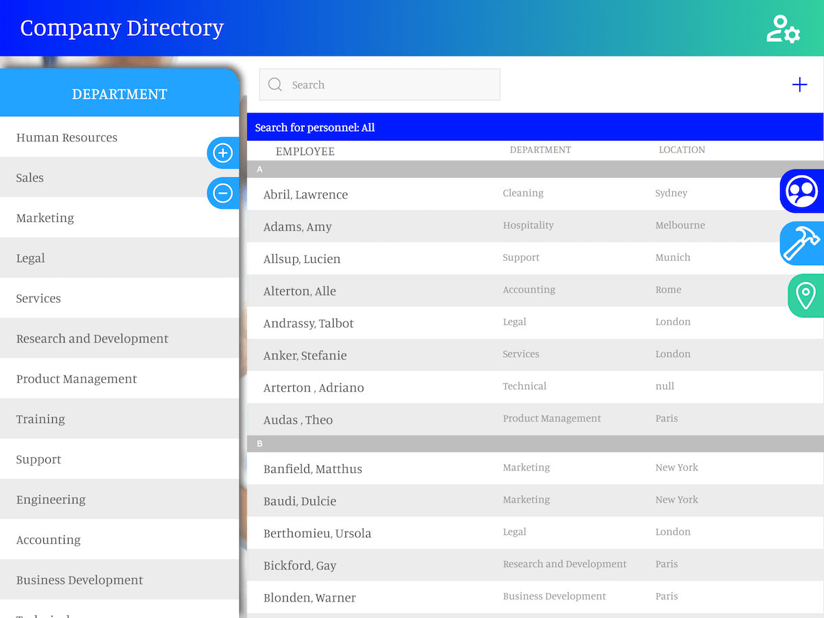 company_directory-screenshot